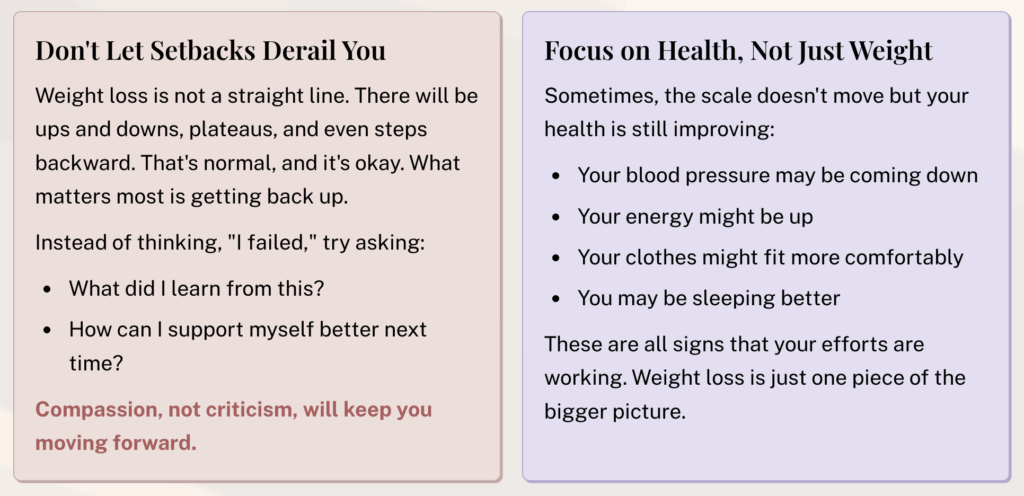 how to stay motivated on your weight loss journey